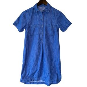 Old Navy Denim Short Sleeve Shirt Dress